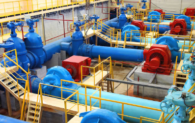 Various Pipes installed in a Plant